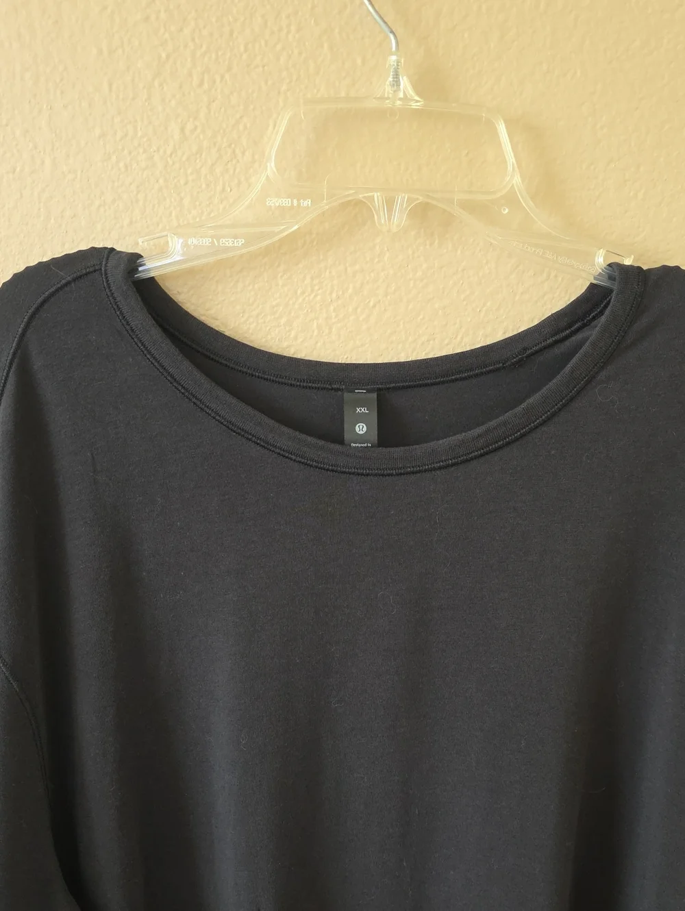 Lululemon Mens 5 Year Black Basic Tee Active Casual - Size XXL